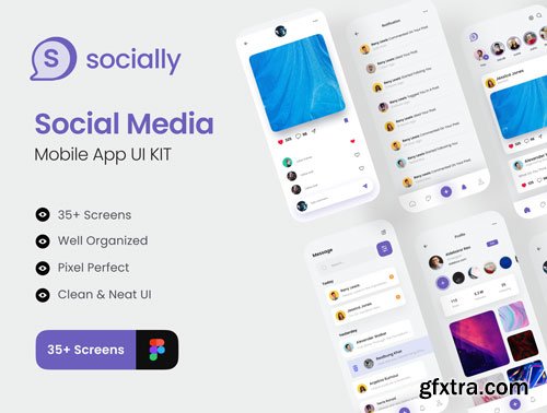 Socially - Social Media App UI Kit