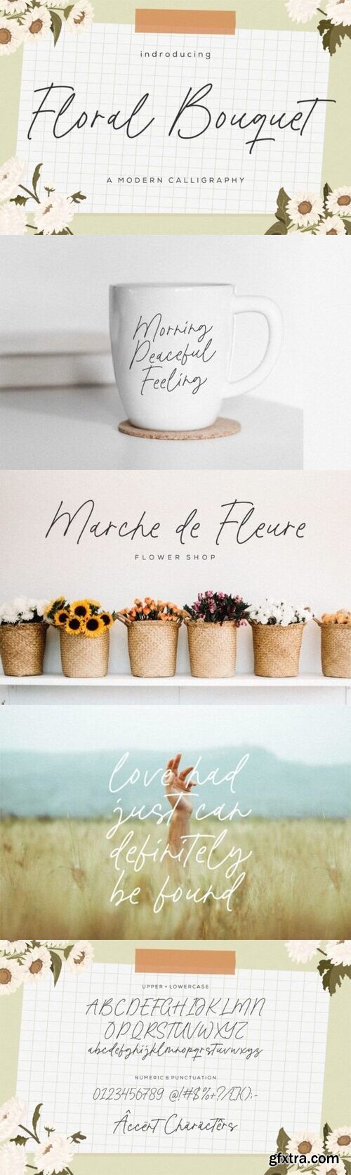 Floral Bouquet Font