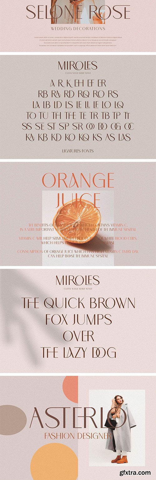 MIROLES San Serif Font