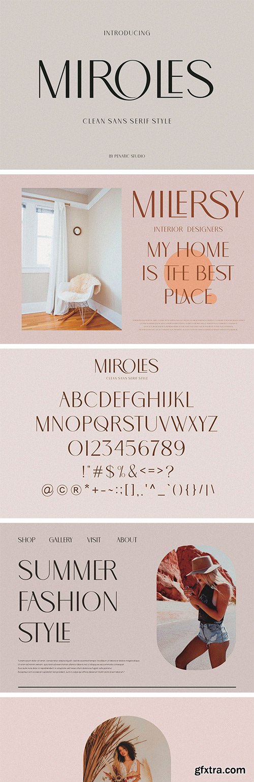 MIROLES San Serif Font