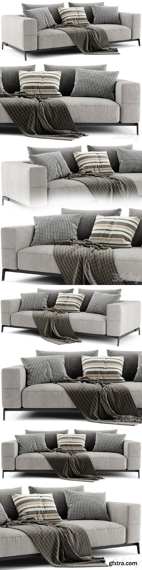 Flexform Ettore 2 Seats Sofa