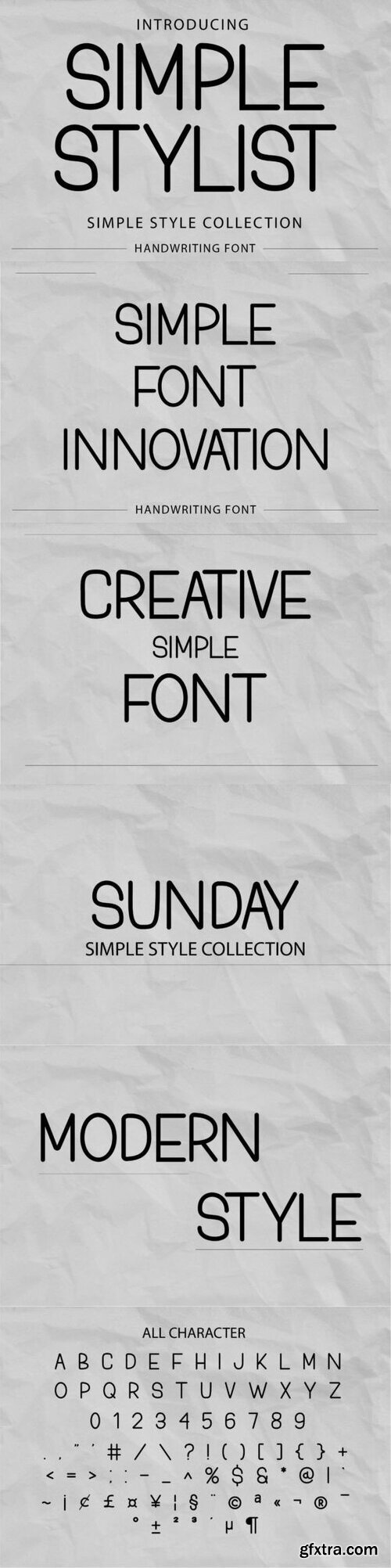 Simple Stylist Font