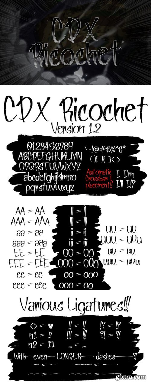 CDX Ricochet Font