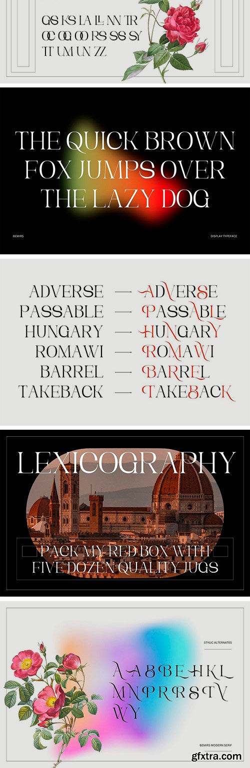 Bemirs - Stylish Serif