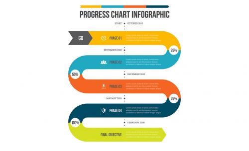 Progress Chart Infographic 123181536