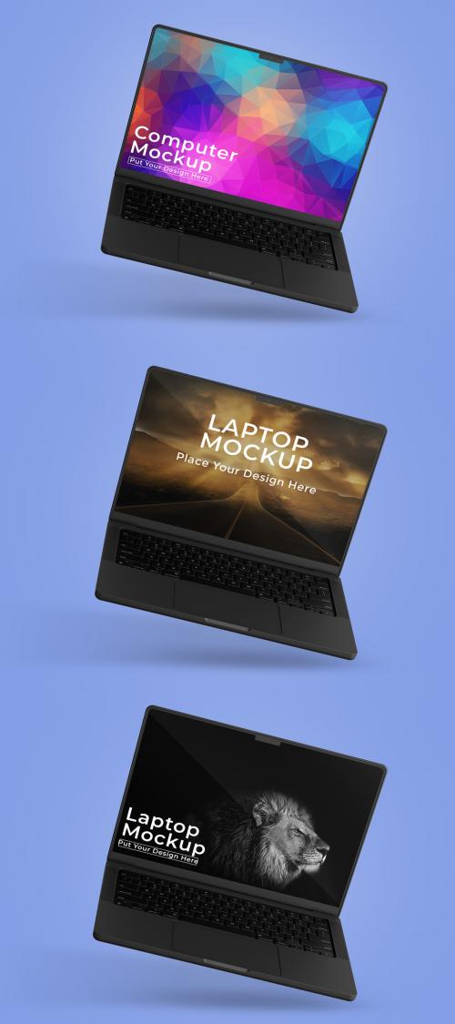 Laptop Flyind Mockup 583266319