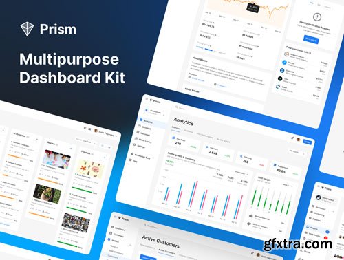 Prism Dashboard UI Kit Ui8.net