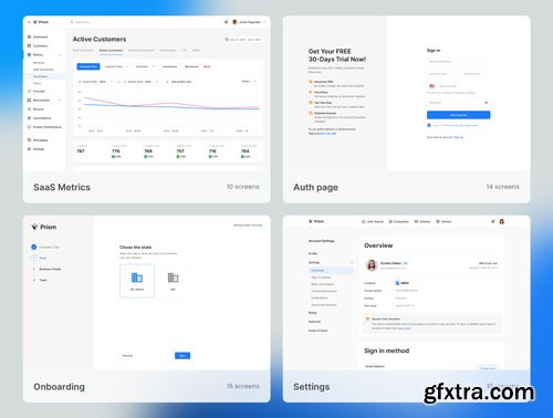 Prism Dashboard UI Kit Ui8.net