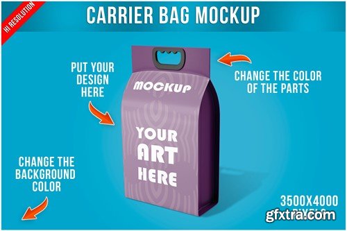 Carrier Bag Mockup 9LQET9P