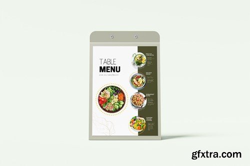 Table Menu Mockups 5DSGCFH