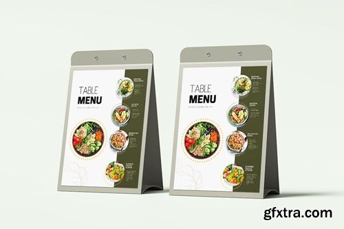 Table Menu Mockups 5DSGCFH