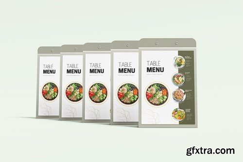 Table Menu Mockups 5DSGCFH