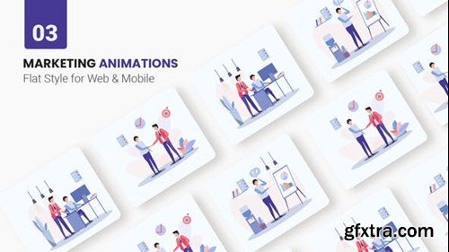 Videohive Marketing Animations - Flat Concept 46174853