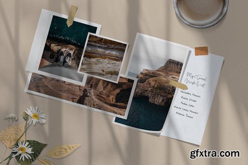 Photo Collage Mockup Template SD4E7JX