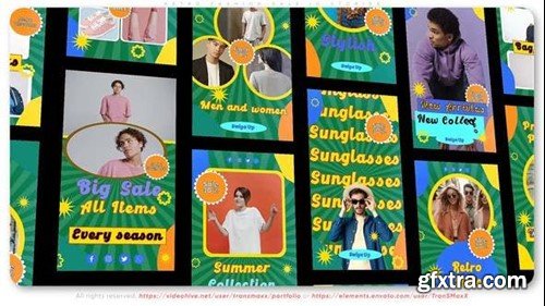 Videohive Retro Fashion Sale IG Stories 46159584