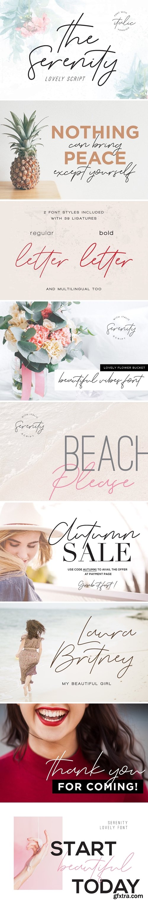 The Serenity Font