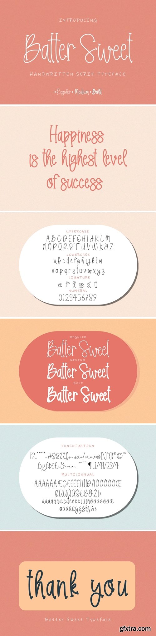 Batter Sweet Handwritten Serif Font