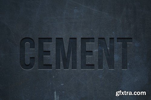 Cement Wall Texture Text Effect Mockup VDH5NEV