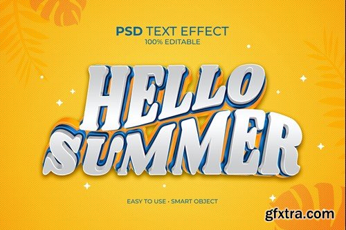 Hello Summer Text Effect RYQBT8K