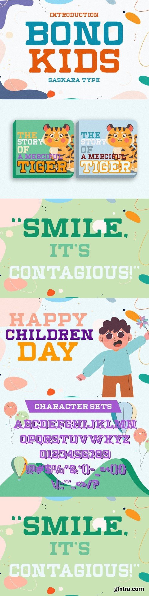 Bono Kids - children\'s decorative font