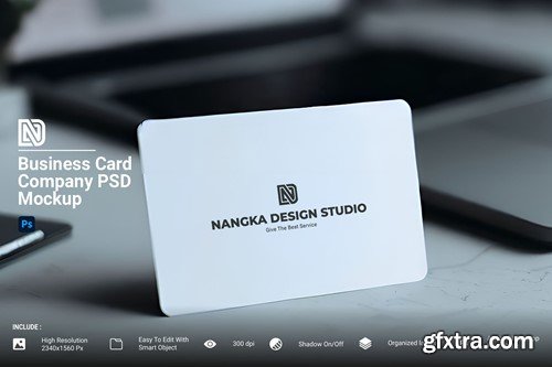 Business Card Company Mockup UHMBMBD