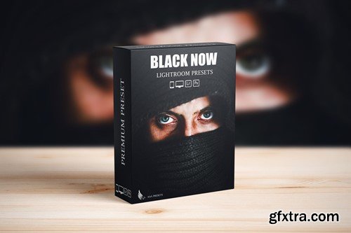 Cinematic Black Moody Demon Lightroom Presets 24G2UHN