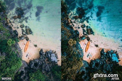 Cinematic DJI Aerial Drone Lightroom Presets T2286ZF