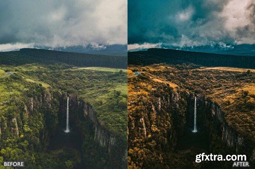 Cinematic DJI Aerial Drone Lightroom Presets T2286ZF