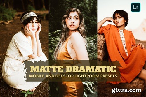 Matte Dramatic Lightroom Presets Dekstop Mobile ZRW8E57