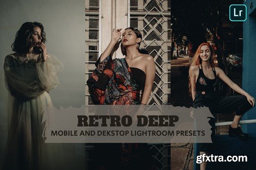 Retro Deep Lightroom Presets Dekstop and Mobile YT6MLNW