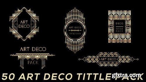 Videohive 50 Art Deco Title 21744727