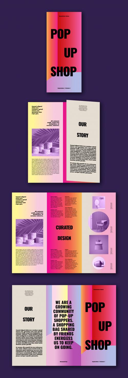 Colorful Shop Brochure Layout 277776172