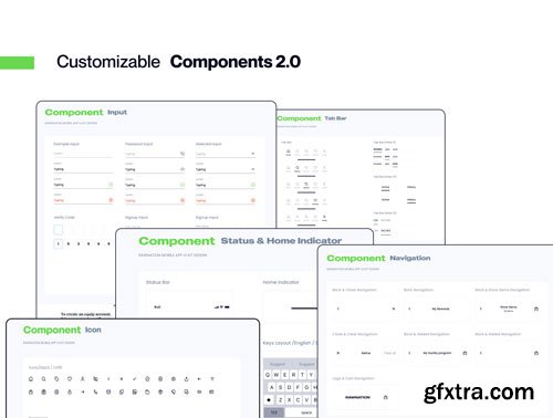 RAWNATION Mobile App Ui Kit Design Ui8.net