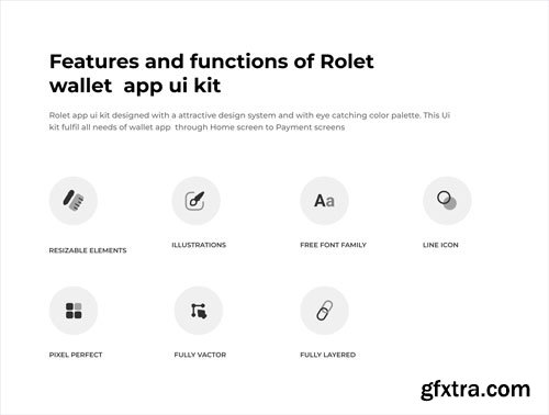 Rolet Wallet & Finance App ui kit Ui8.net