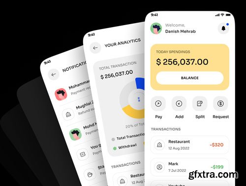 Rolet Wallet & Finance App ui kit Ui8.net