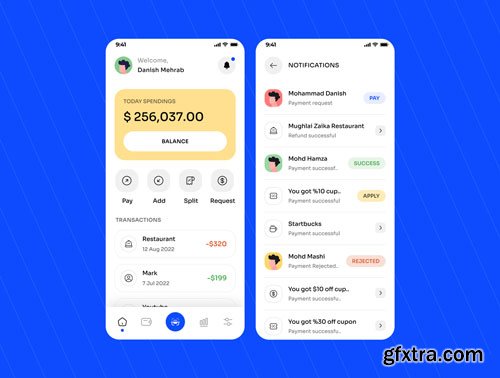 Rolet Wallet & Finance App ui kit Ui8.net