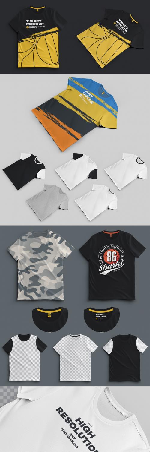 2 Mockups T-Shirt, View Top 591126365