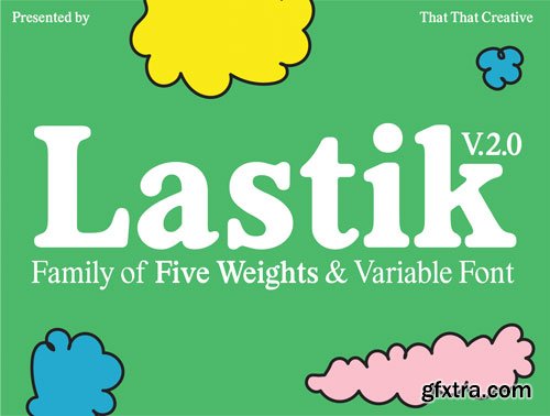 Lastik 5 Font Family Ui8.net