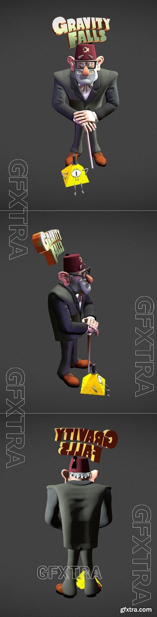 Grunkle Stan Pines &ndash; 3D Print Model