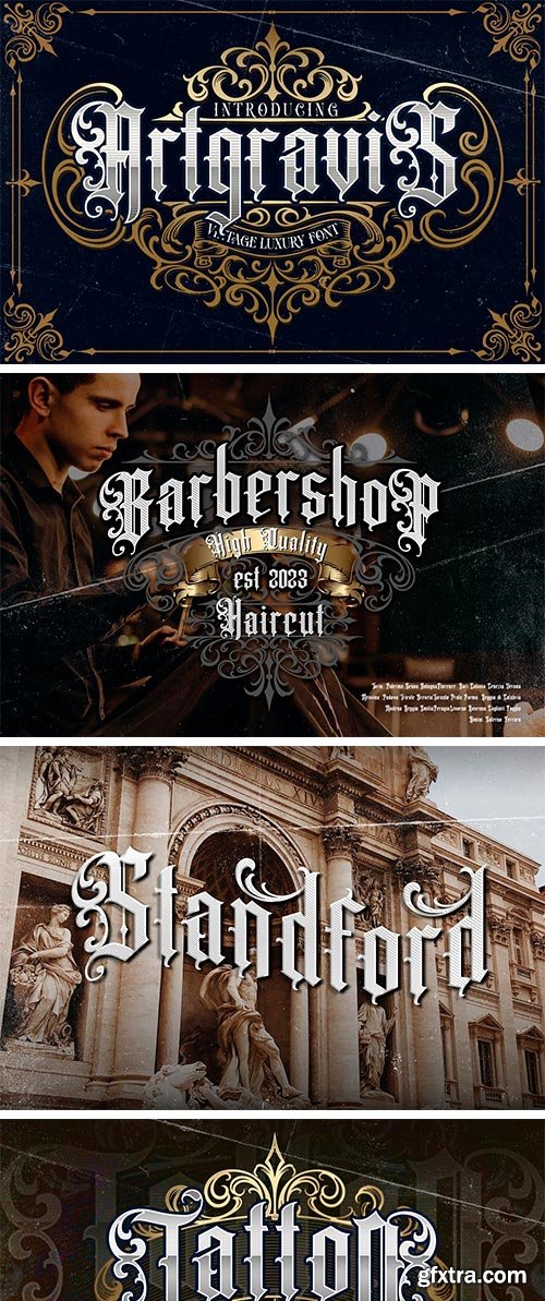 Artgravis Modern Blackletter Typeface