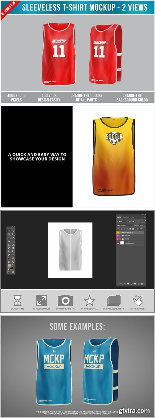 Sleeveless Shirt Mockup LSERGXY