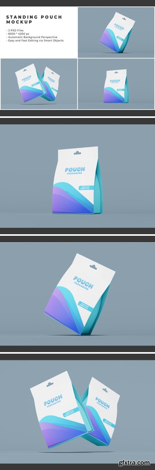 Standing Pouch Mockup Template 71990004