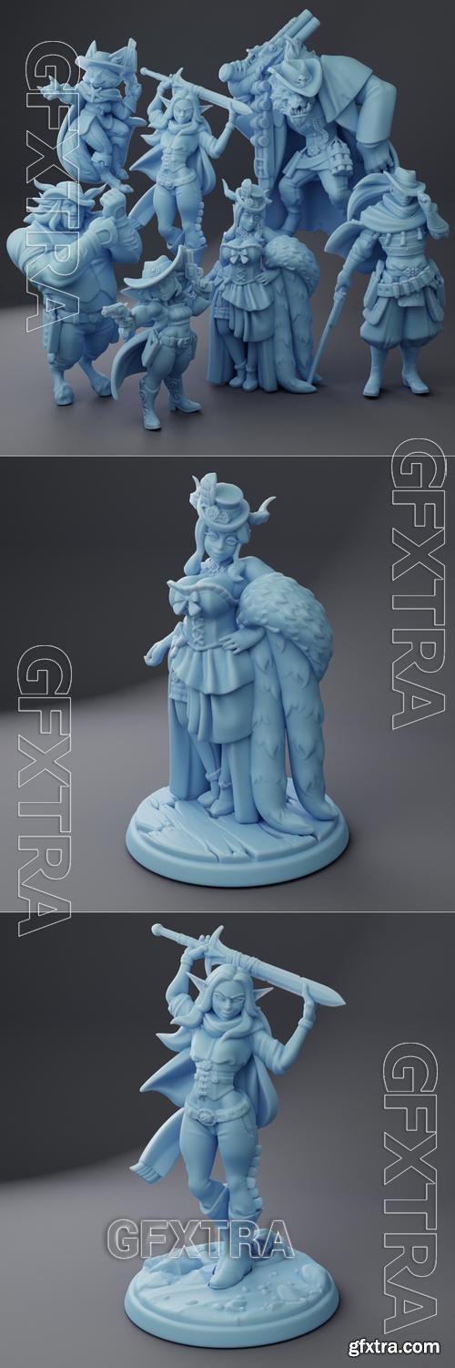 Twin Goddess Miniatures June 2023 &ndash; 3D Print Model