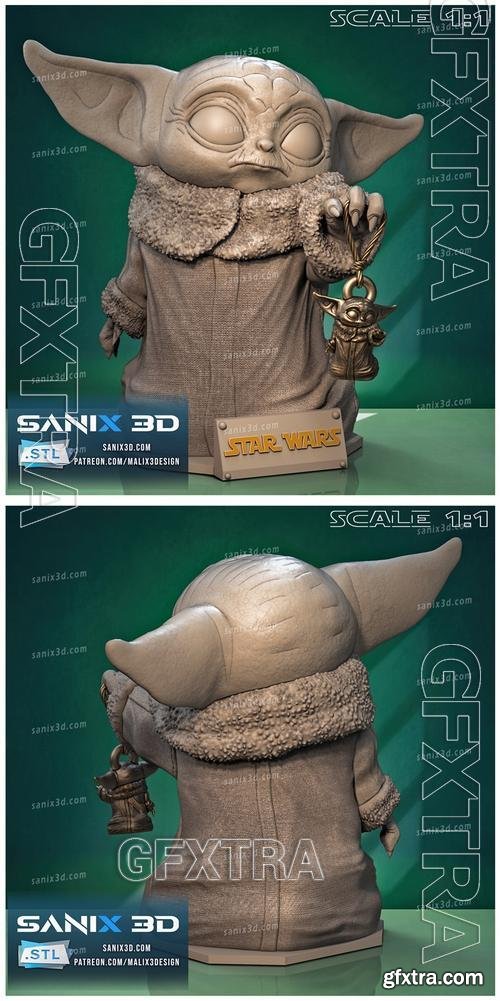 Sanix - Grogu &ndash; 3D Print Model