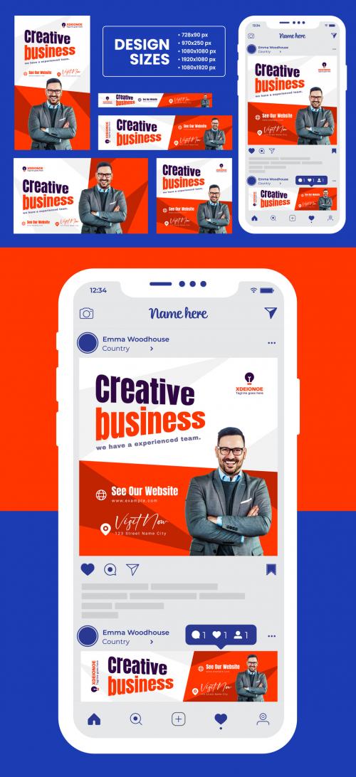 Business Web Banner Design Template 587891414