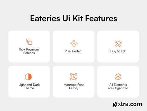 Eatries Food Delivery app UI kit Ui8.net