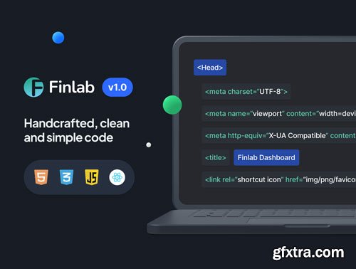 Finlab: Coded finance dashboard Ui8.net