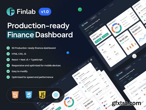 Finlab: Coded finance dashboard Ui8.net