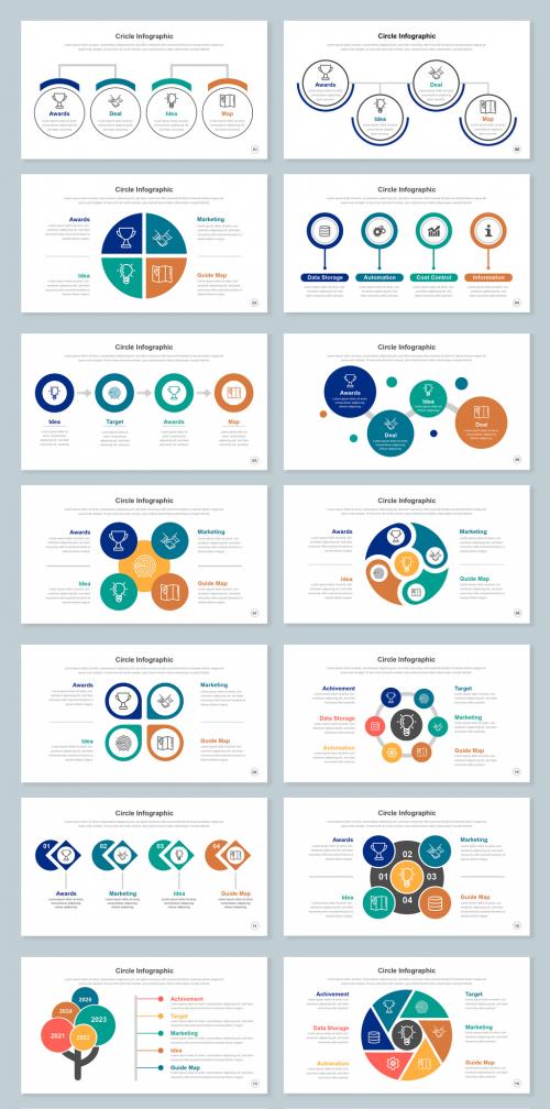 Circle Infographic Layout Presentation Template 587909895