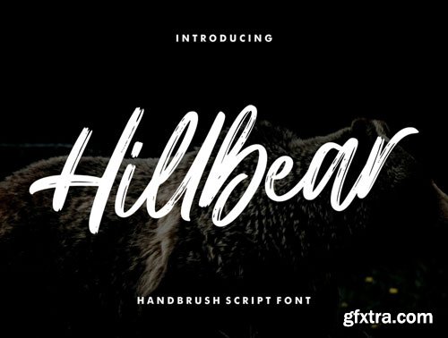 Hillbear - Handbrush Script Font Ui8.net